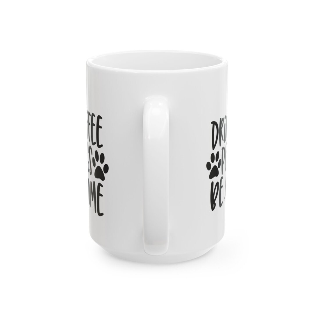 Awesome Coffee & Dog Lover Ceramic Mug - Image 8