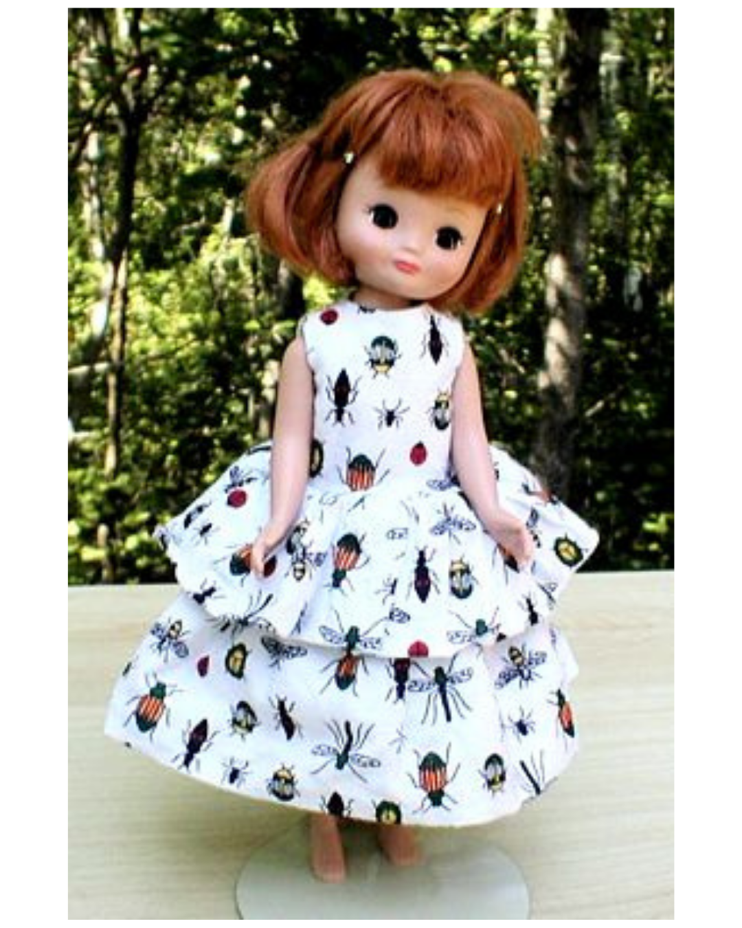 Tiny Betsy Doll Dress Pattern: Cute Buggy Outfit